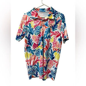 Gashouse multicolored athletic performance polo